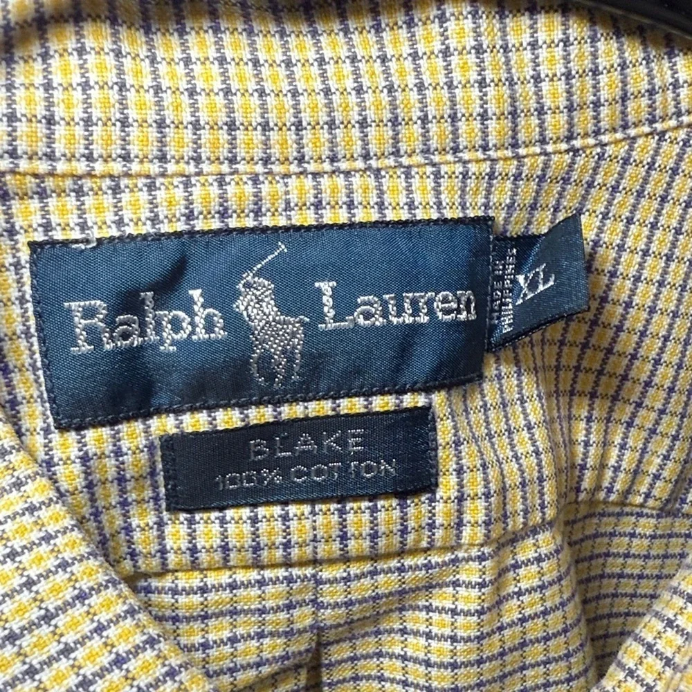 Polo by Ralph Lauren Men's Button Up Long Sleeve & Short Sleeve Lot of 2 Size XL